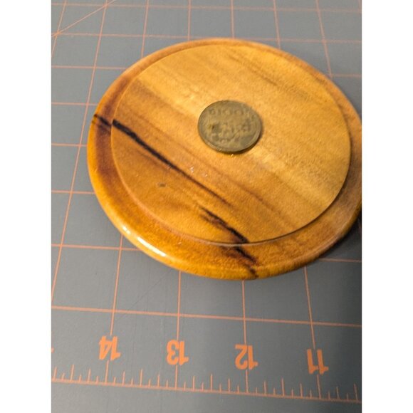 Handcrafted Wooden Trinket Box With Lid - Picture 10 of 12